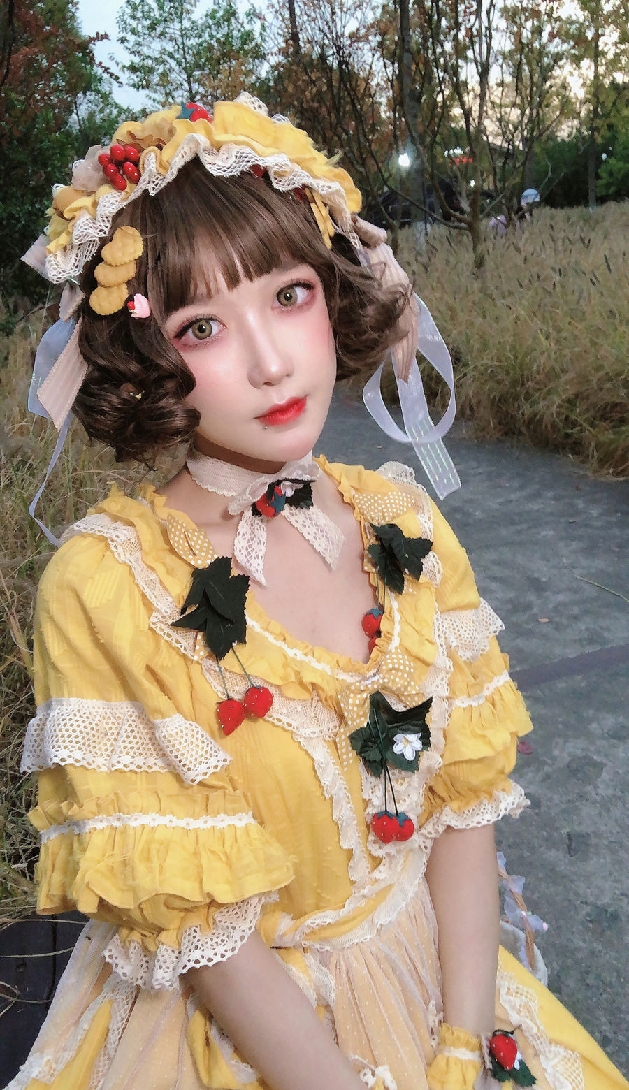 阿包也是兔娘-No.018-lolita黄裙-在线看 第2张
