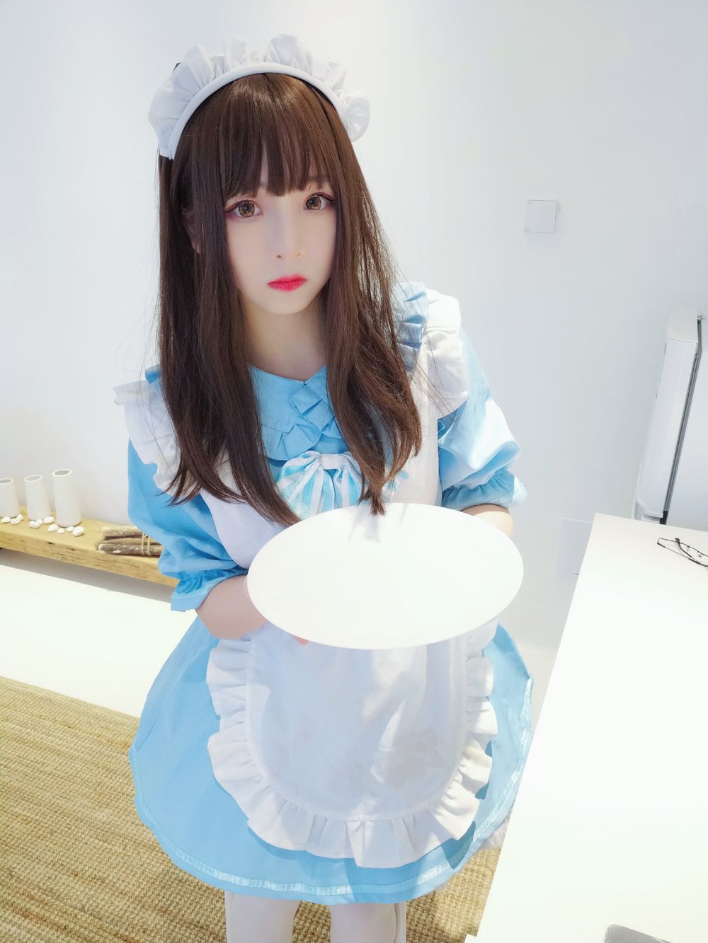 古川-No.042-蓝白女仆-在线看 第1张