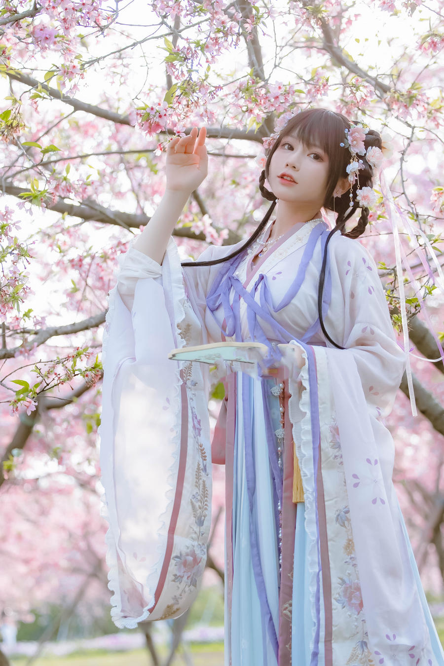 Nyako喵子-No.043-樱花汉服 花神祈愿-在线看 第2张