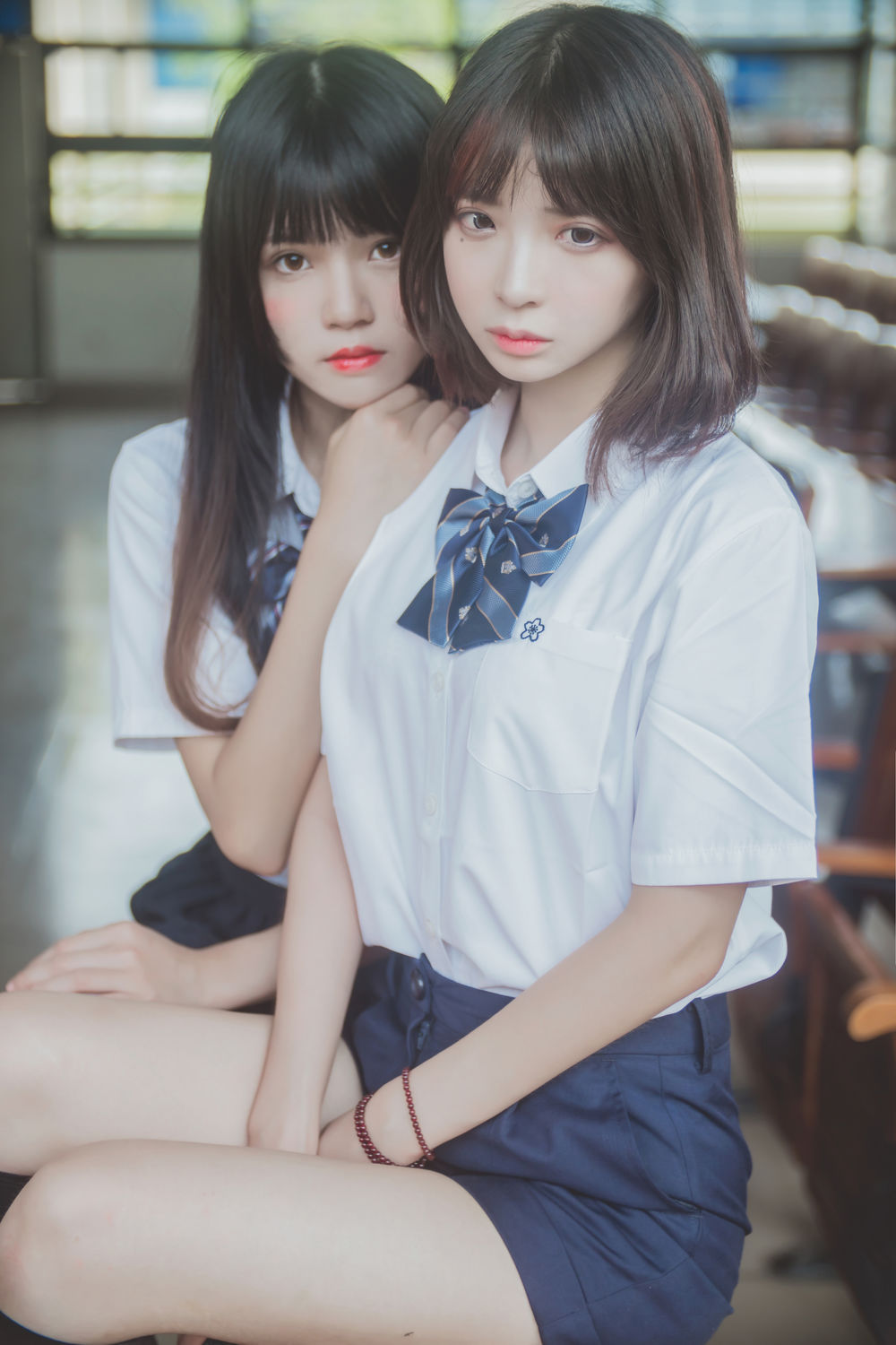 桜桃喵-No.092-JK百合1–桜桃喵&疯猫ss-在线看 第2张