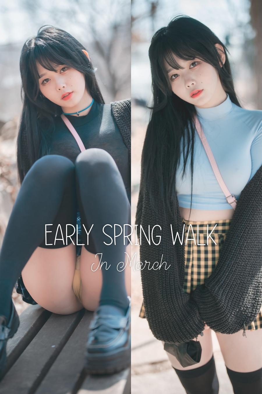 Zia(지아)-No.046-[DJAWA] Early Spring Walk in March-在线看 第1张