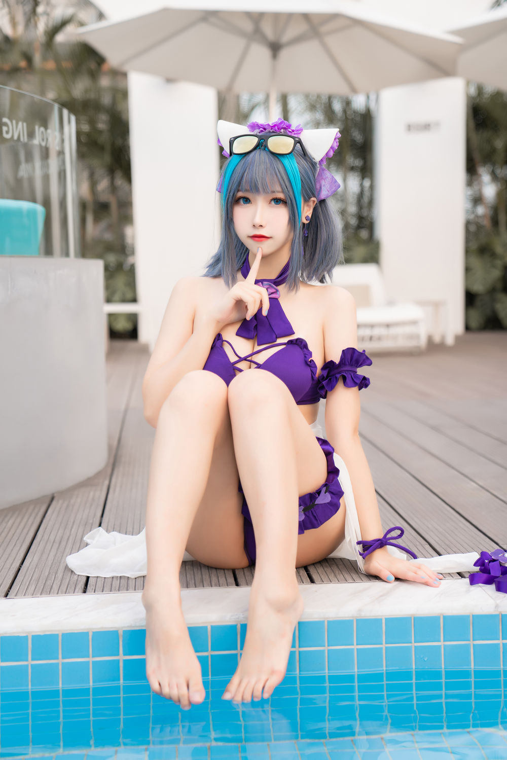 momoko葵葵-No.021-柴郡水着-在线看 第3张