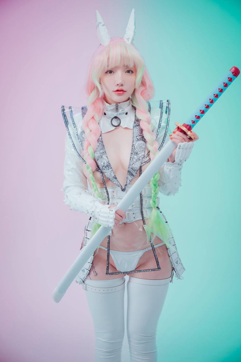 孫樂樂Jang Ye Eun(손예은)-No.064-[DJAWA] Cyber Hunter Mitsuri-在线看 第2张