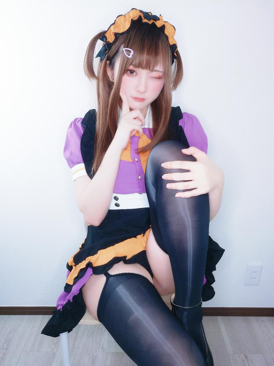 Yuki亭-No.024-?ハロウィンメイドっ?自撮り-在线看 第3张