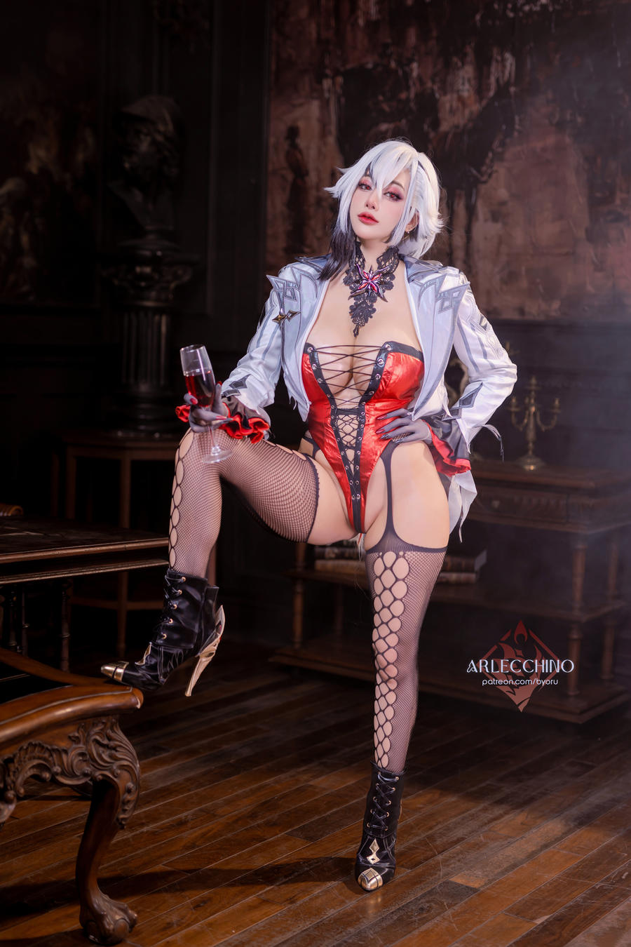 Byoru-No.183 – Genshin Impact Arlecchino Dress-在线看 第2张