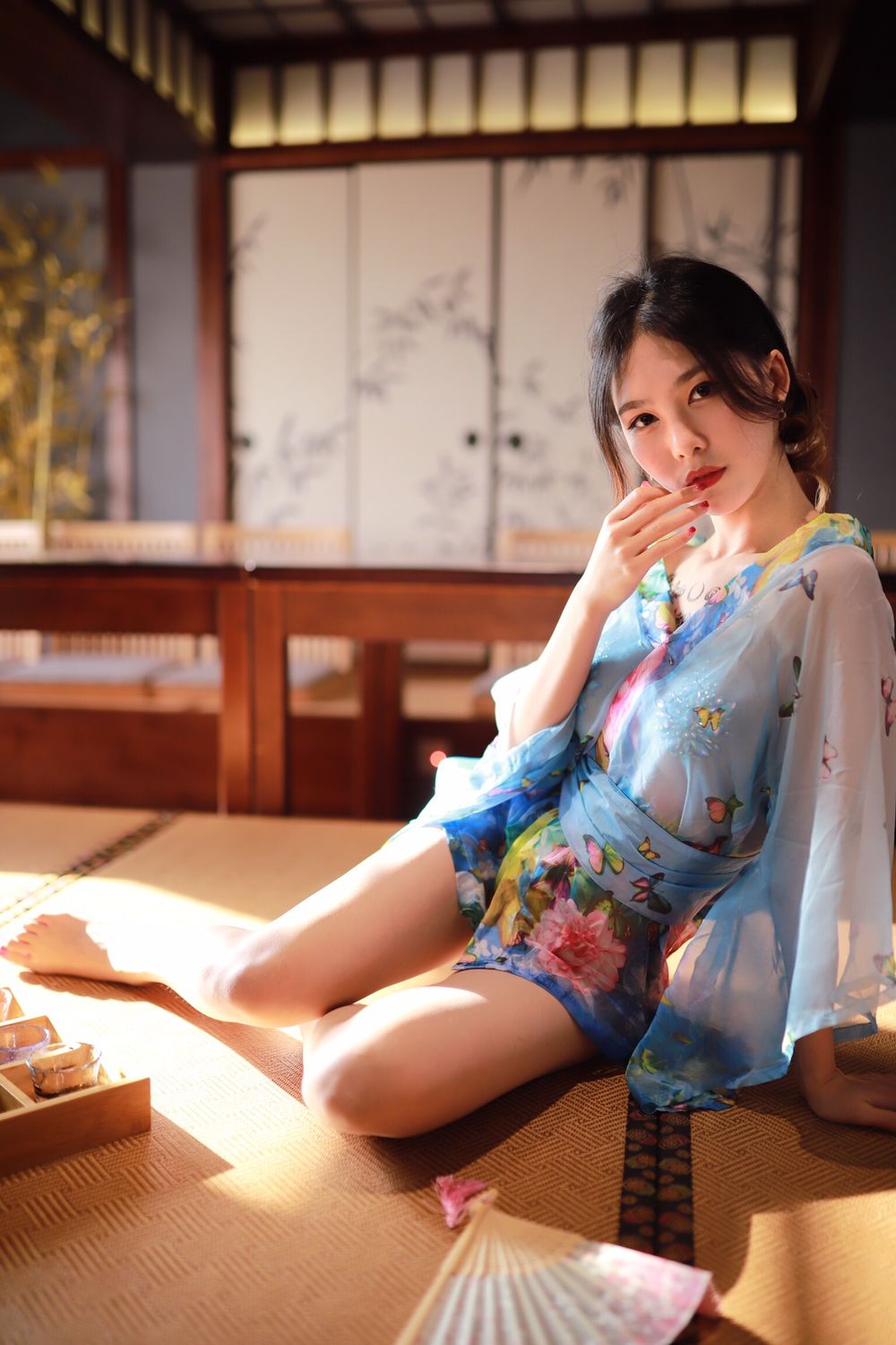 抖娘-利世-No.013-水蓝和服-在线看 第1张 抖娘-利世-No.013-水蓝和服-在线看 第1张