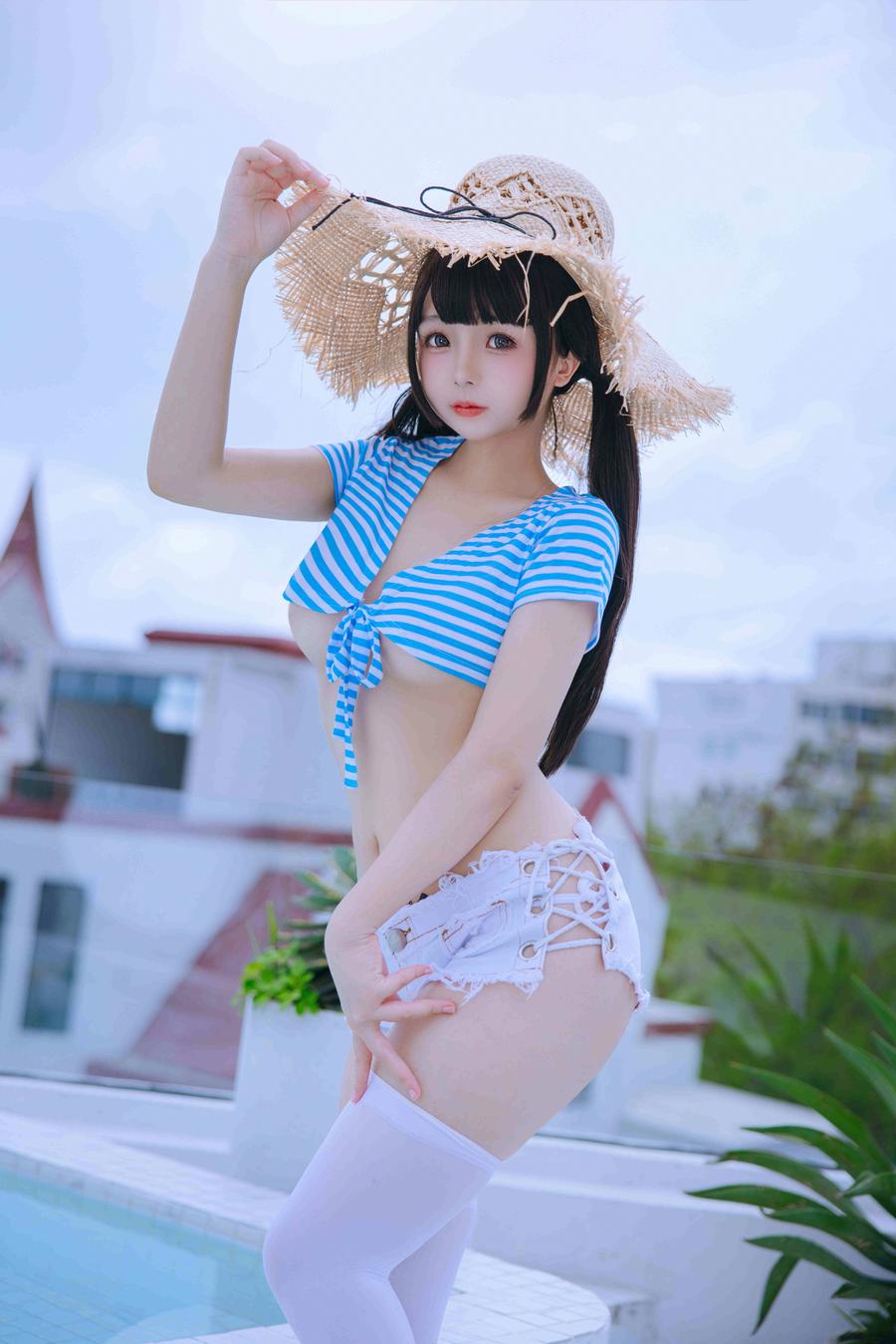 椎名莜(日奈娇)-No.137 – 蓝白条-在线看 第2张