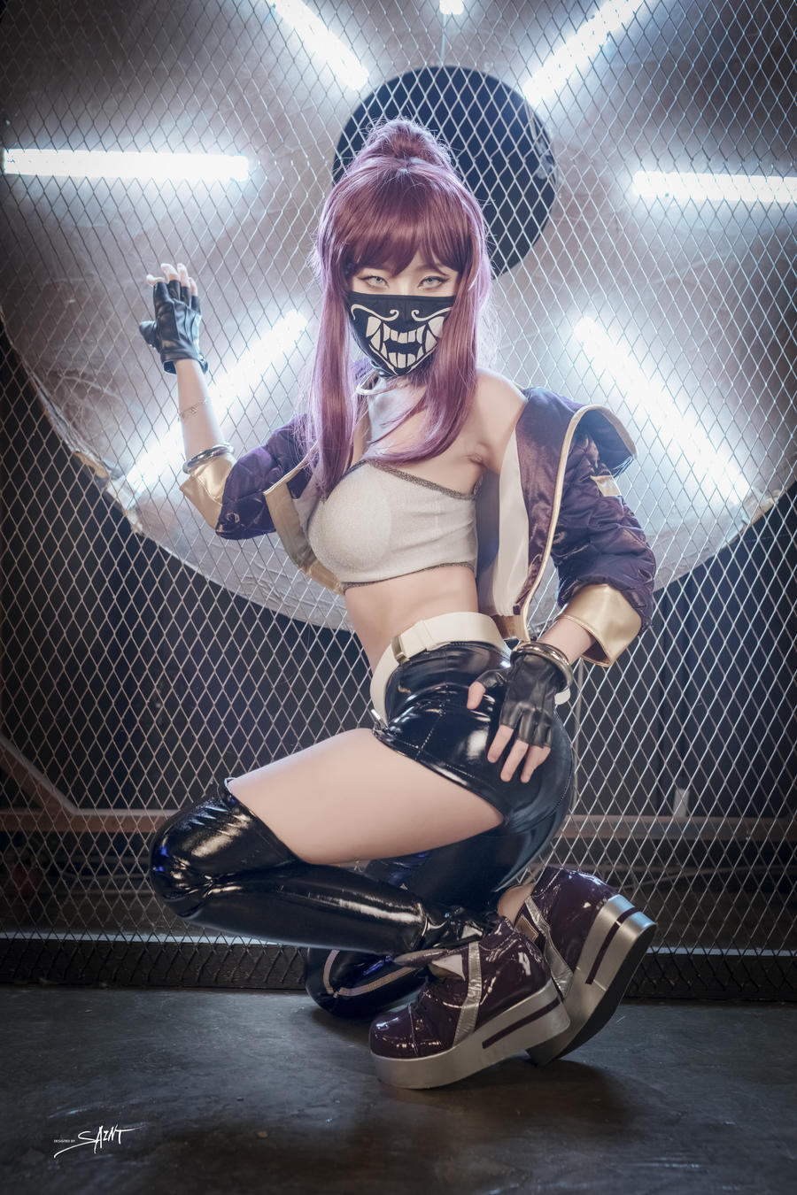 Yuna(윤아)-No.017-[SAINT Photolife] Vol.04 KDA Akali & Nier Automata 2B-在线看 第2张