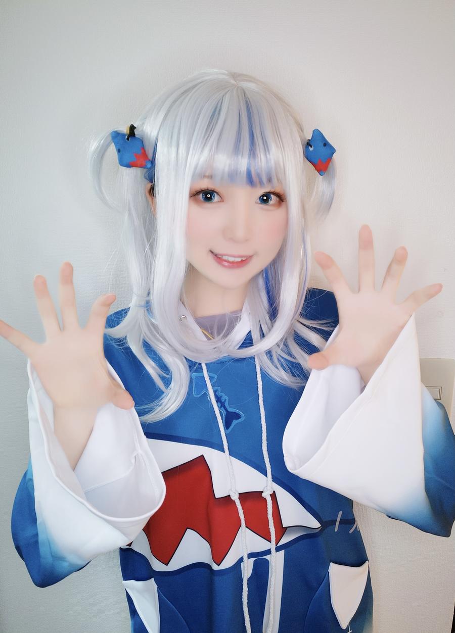 Yuki亭-No.017-Gawer gura?コスプレ (がうる・ぐら)-在线看 第1张