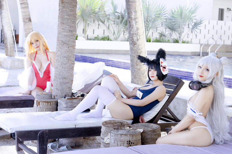 Sayo Momo-No.003–Azur Lane Le Malin bikini-在线看 第2张