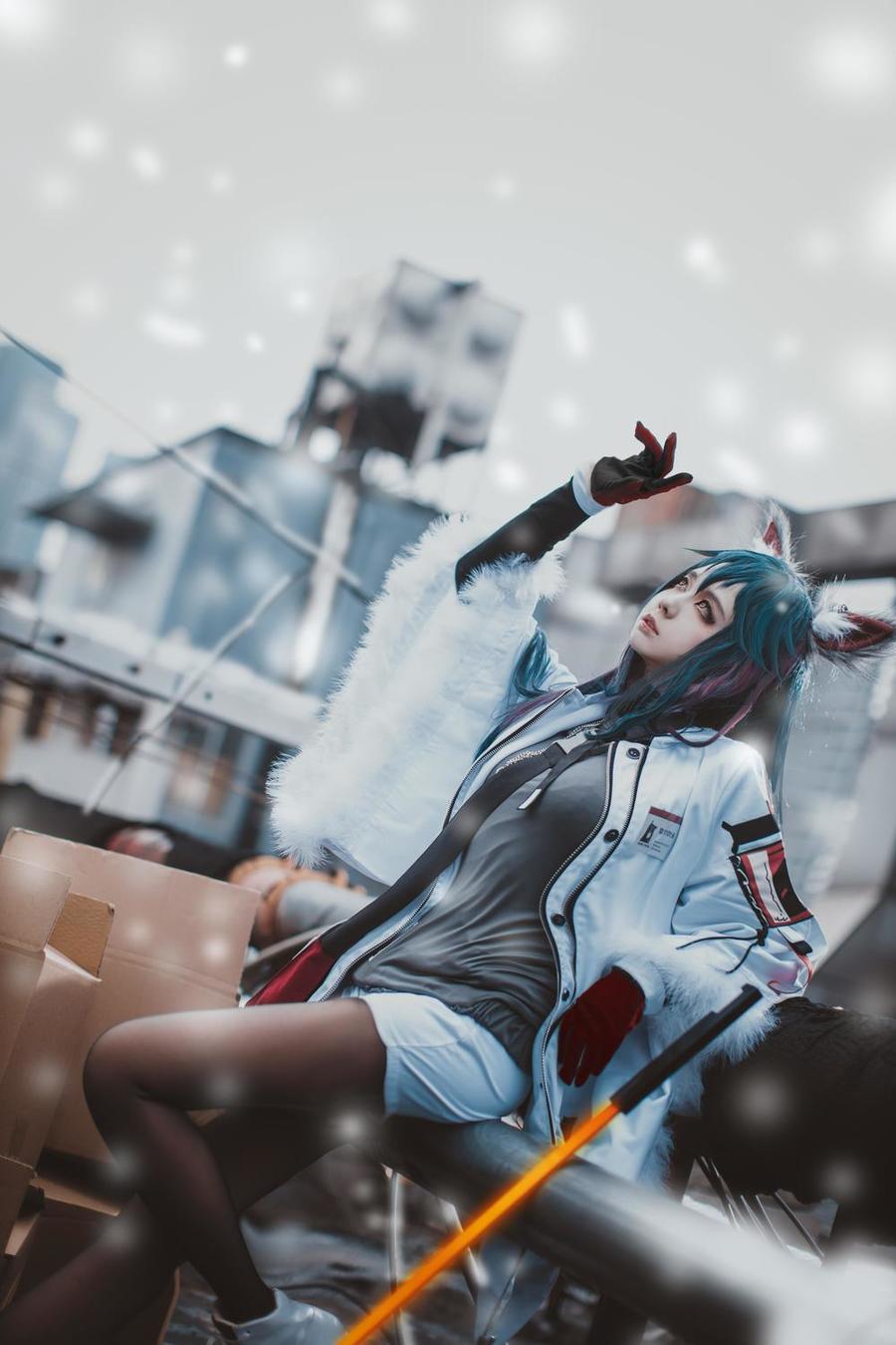 渊秧-No.021-明日方舟 德克萨斯 寒冬信使-在线看 第1张