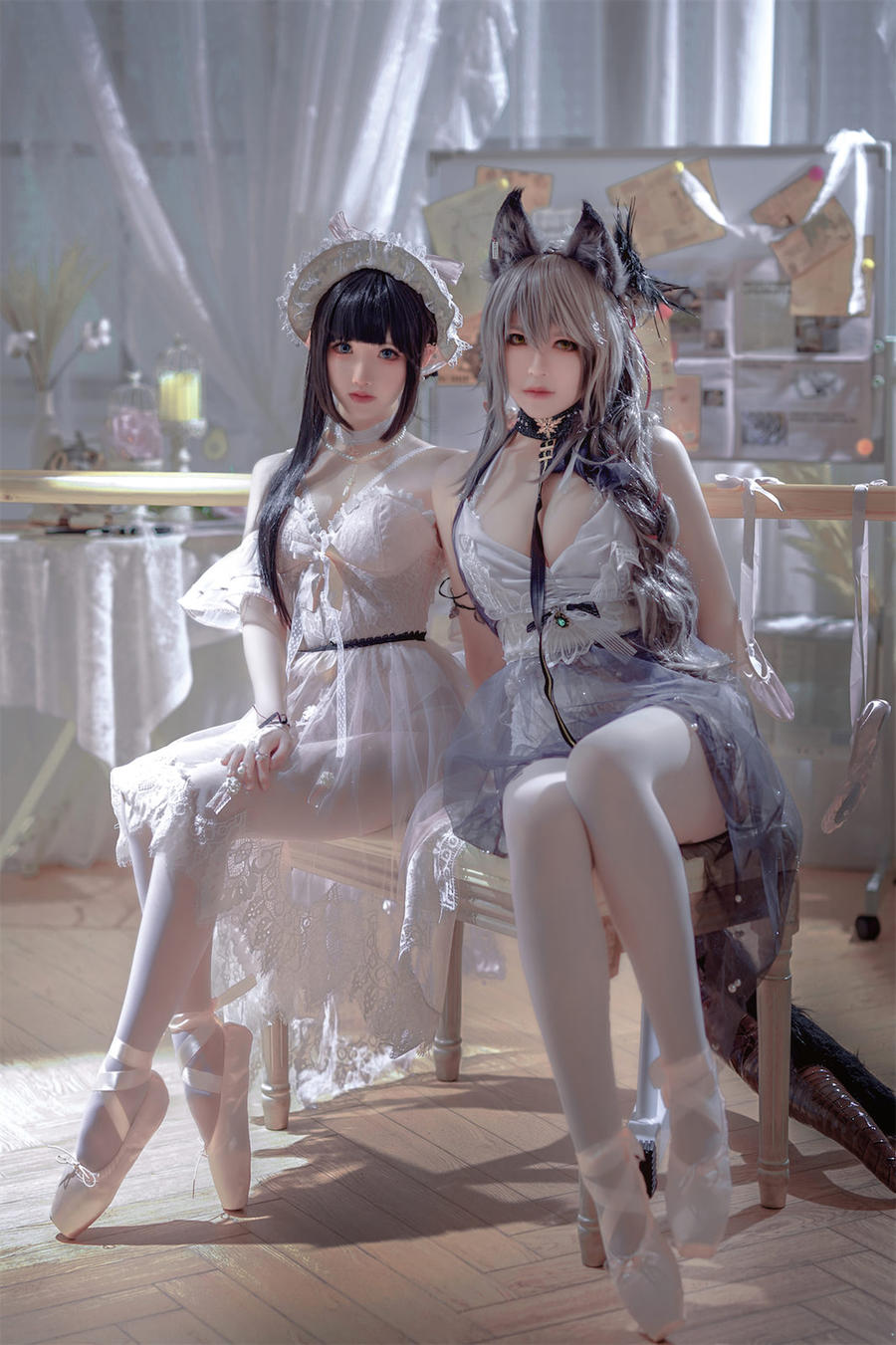 面饼仙儿-No.120-Arknights 黑x森蚺バレエ(&半半子)-在线看 第1张
