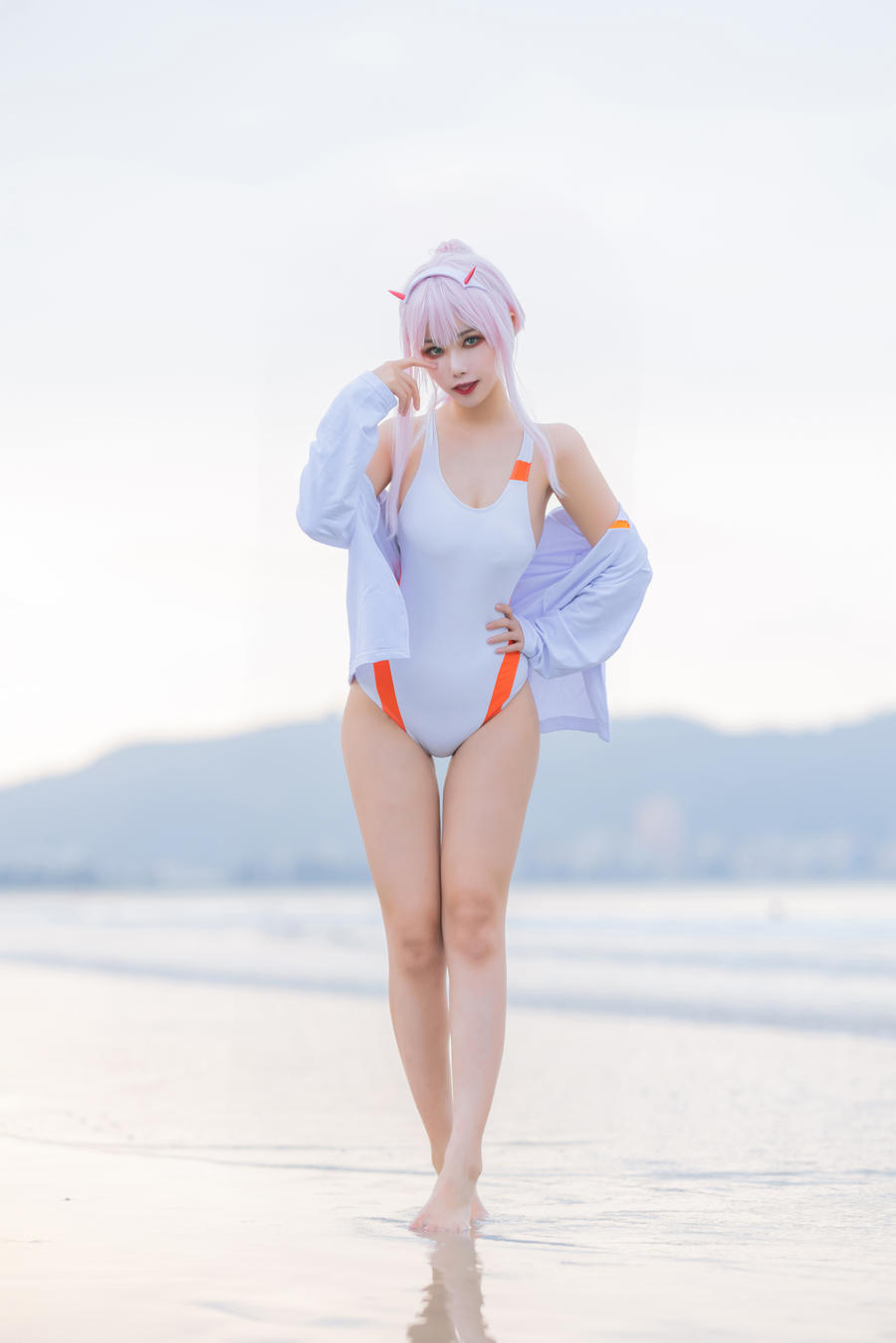 momoko葵葵-No.036–DARLING in the FRANXX 02 泳装 兔女郎 花嫁-在线看 第3张
