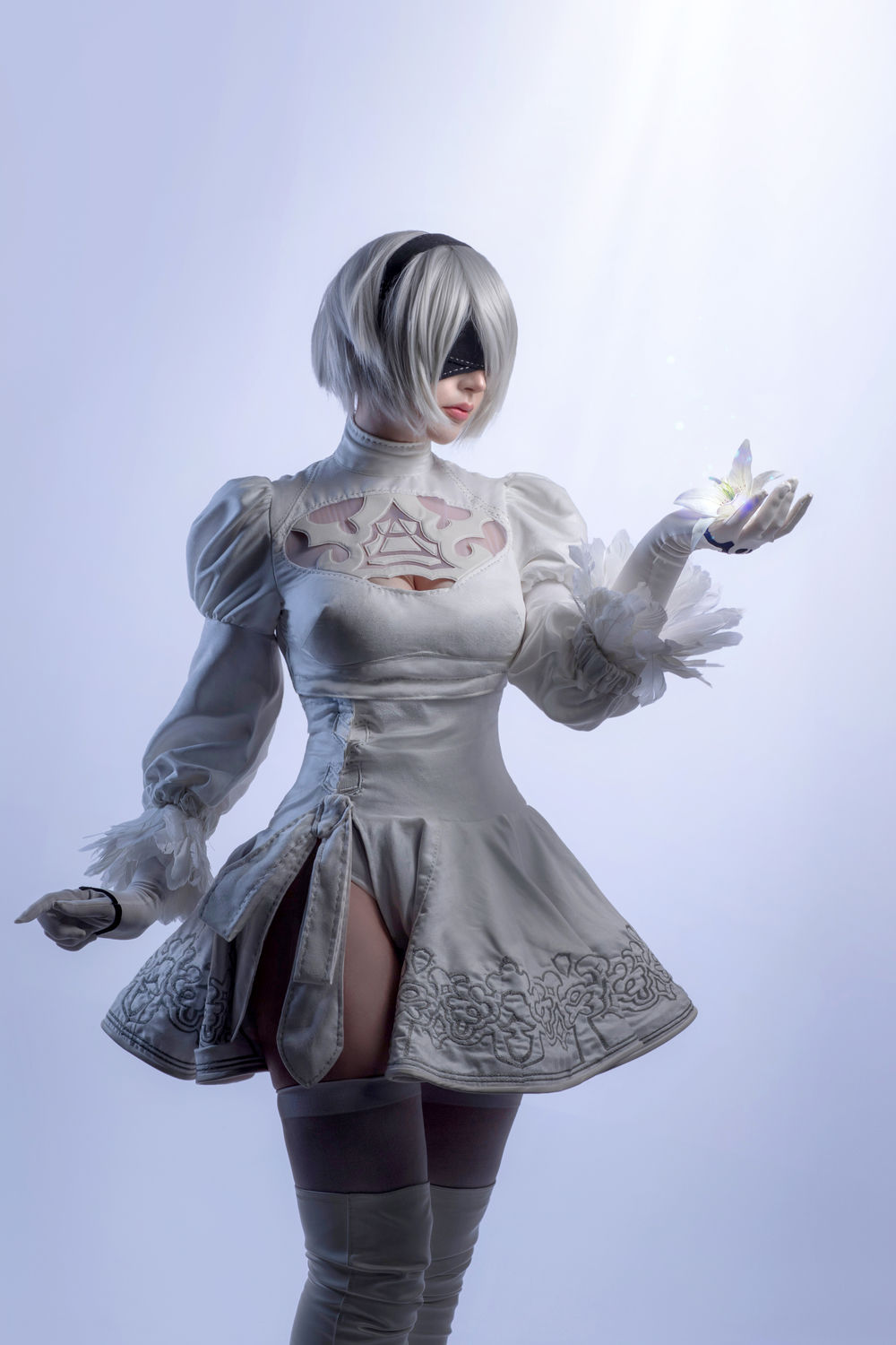 Sayathefox-No.003-2B White Dress-在线看 第2张