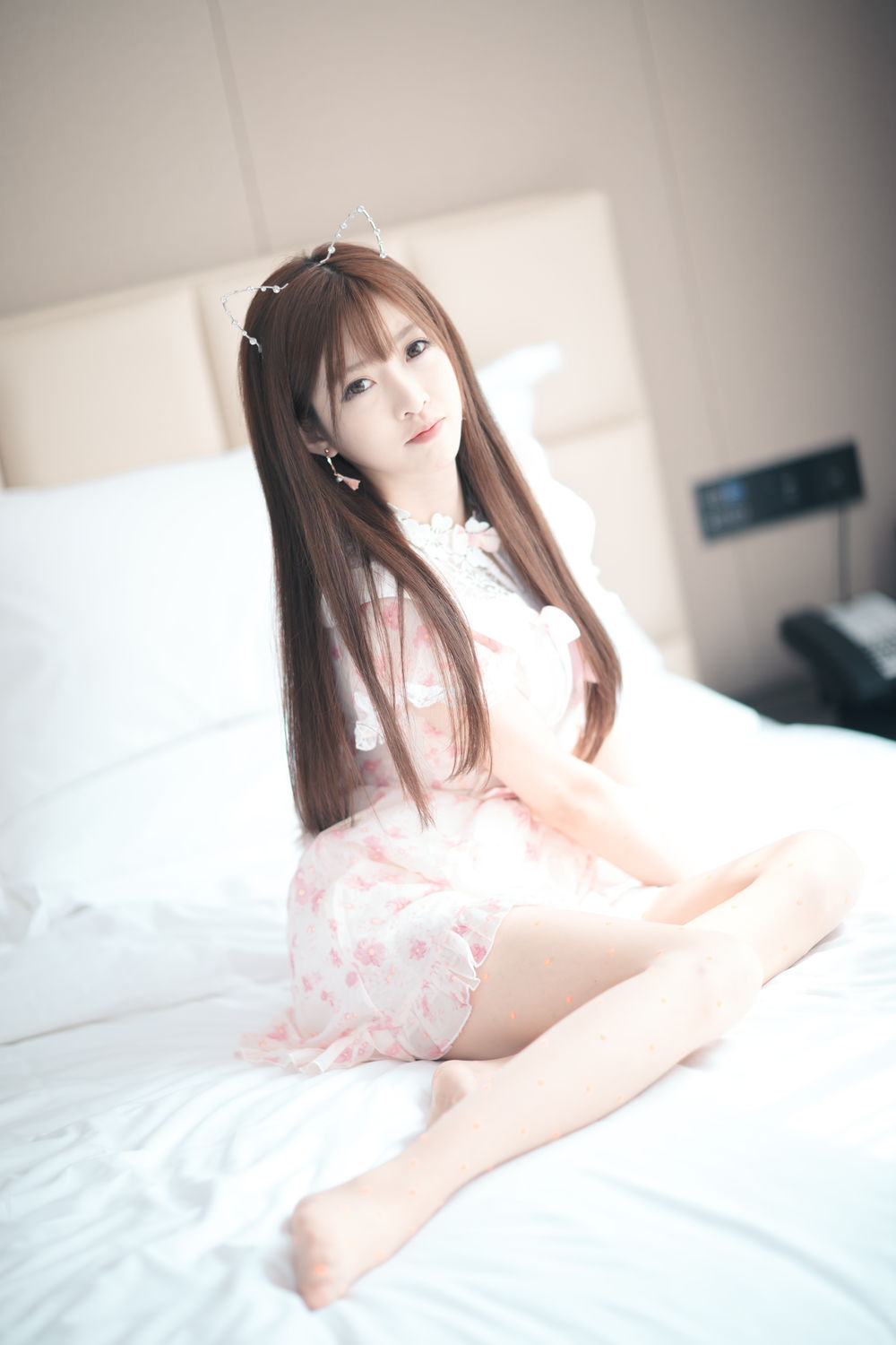 王羽杉Barbieshy-No.009-粉色连衣裙-在线看 第3张
