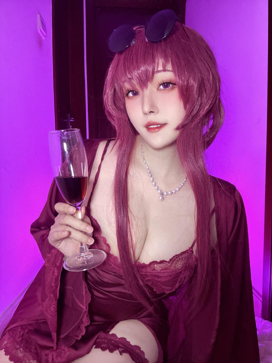 Natsuko_夏夏子-No.060 – 崩坏：星穹铁道 卡芙卡睡衣-在线看 第2张