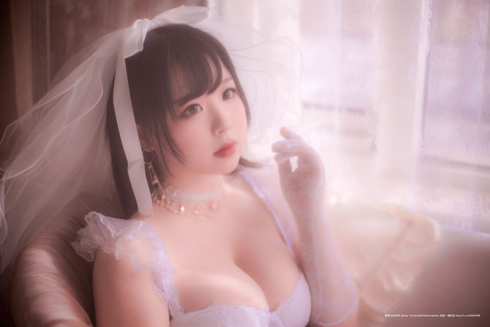 皮皮奶可可爱了啦(超皮皮皮奶)-No.023-朦胧婚纱-在线看 第2张