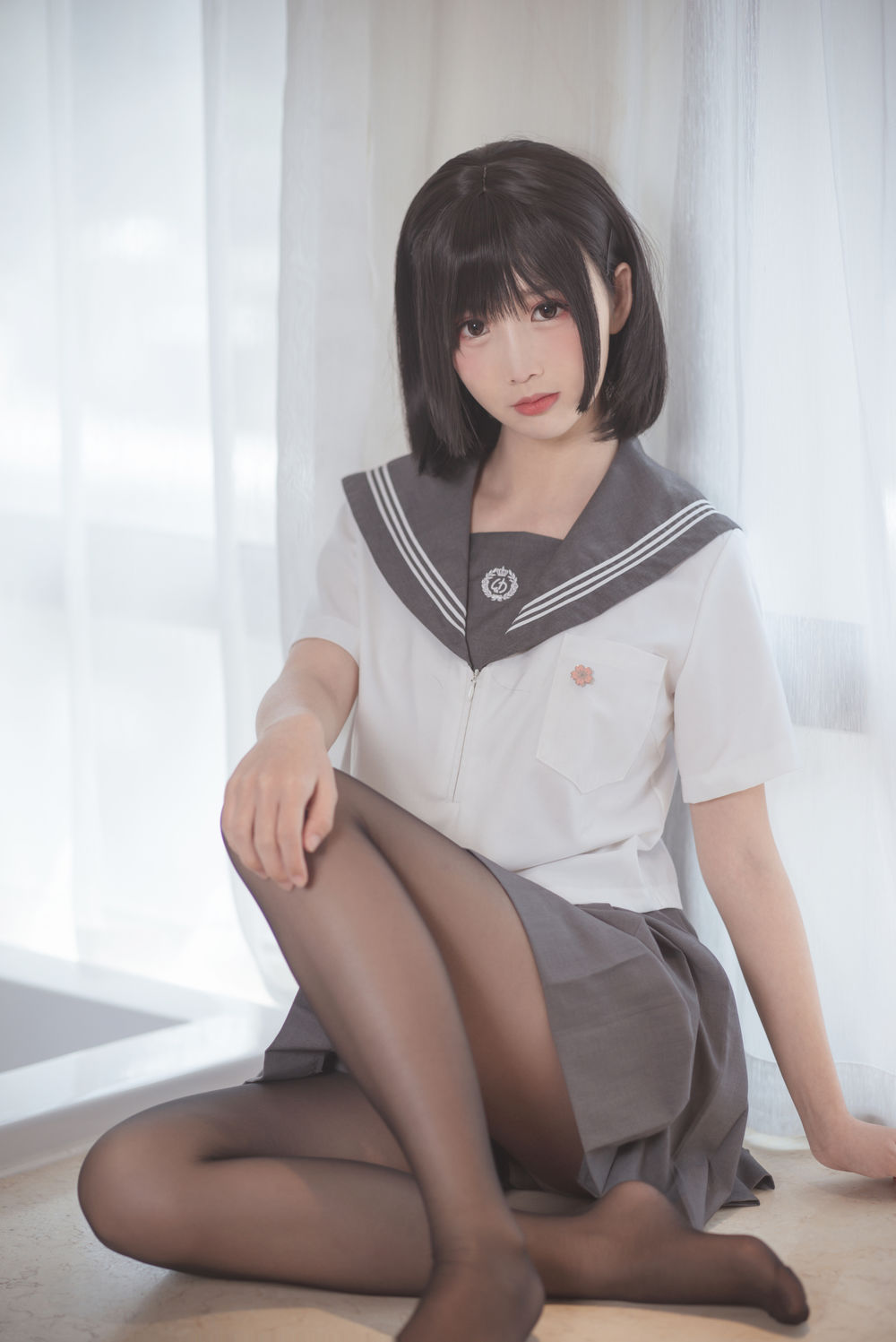 面饼仙儿-No.058-脑内少女 黑丝JK-在线看 第1张