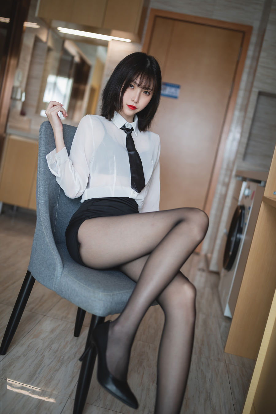 许岚LAN-No.002-ol制服-在线看 第3张