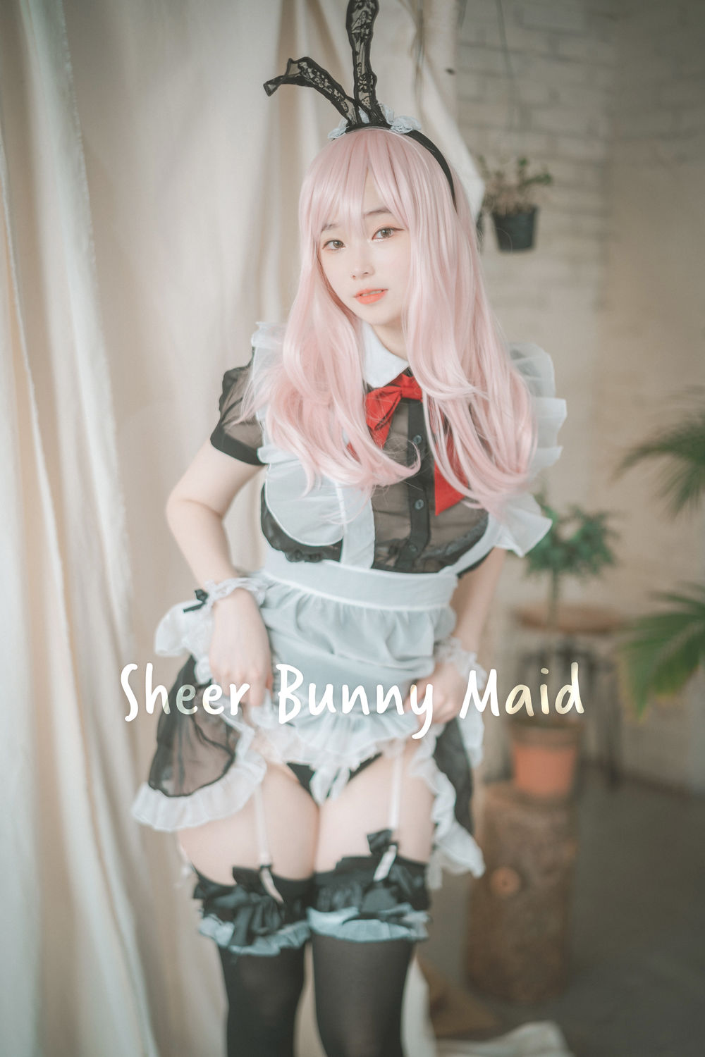 Bambi(밤비)-No.064-[DJAWA] Sheer Bunny Maid-在线看 第1张
