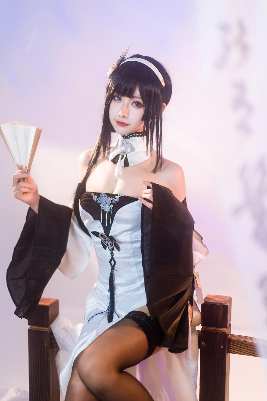 momoko葵葵-No.031–碧蓝航线 镇海 默认皮肤+奇奢花苑-在线看 第1张