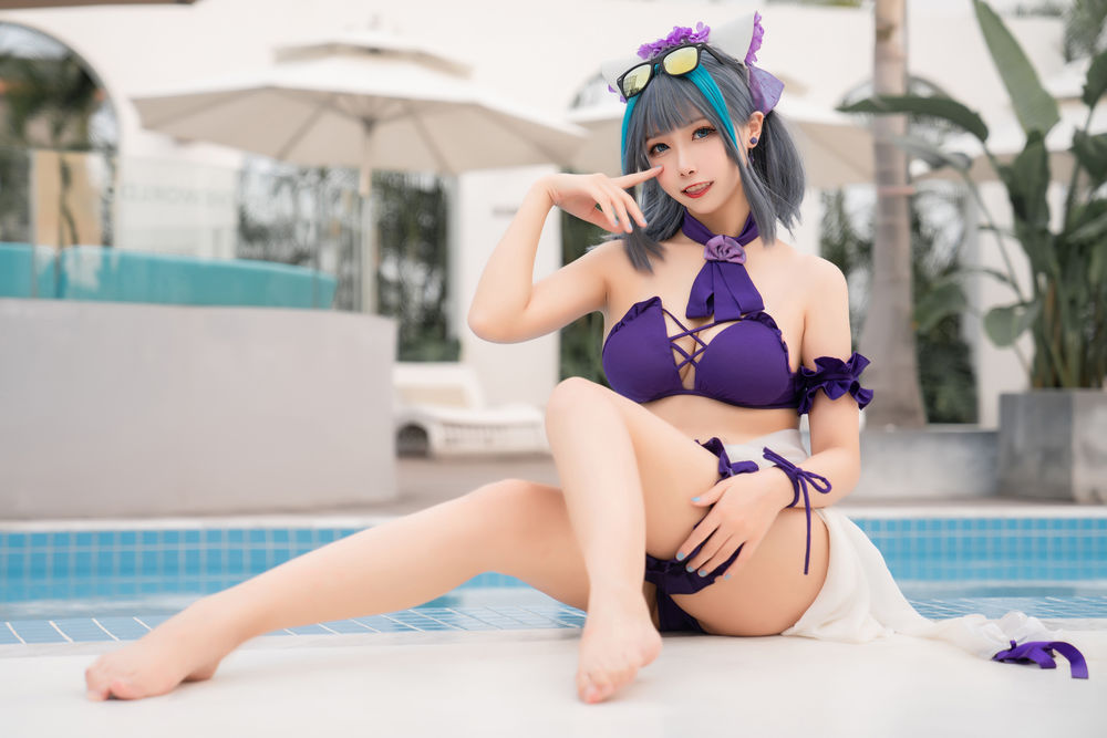 momoko葵葵-No.021-柴郡水着-在线看 第2张