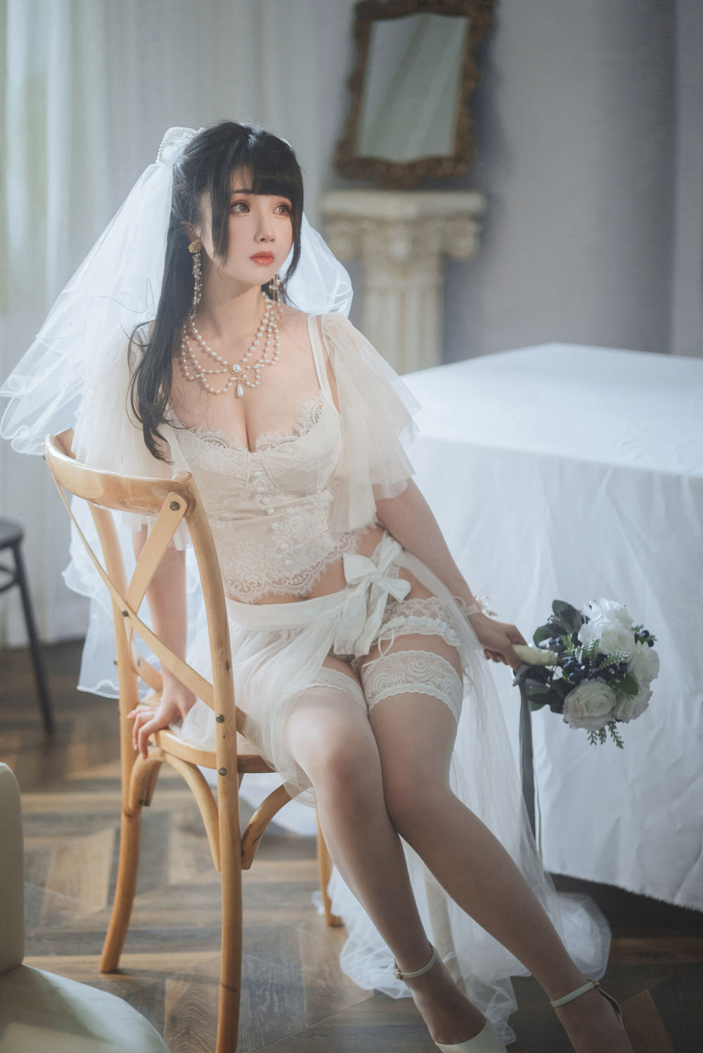 rioko凉凉子-No.072-透明婚纱-在线看 第2张