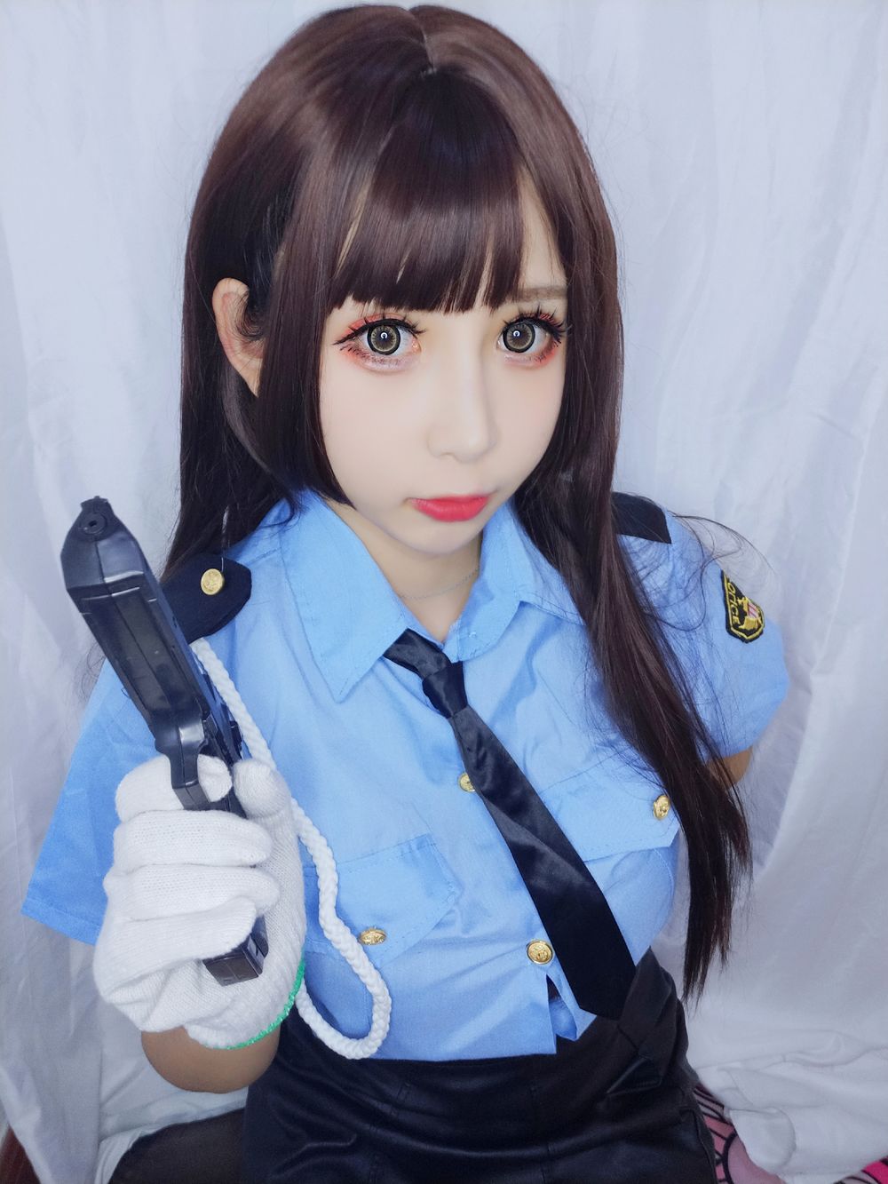 黑米粥(小酥酱)-No.005-蓝色制服-在线看 第3张