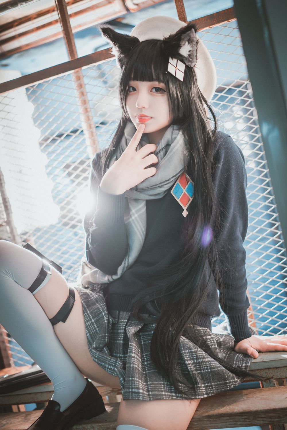 Jenny(정제니)-No.021-[DJAWA] Type95 Pure White Graduation (Girls Frontline)-在线看 第3张