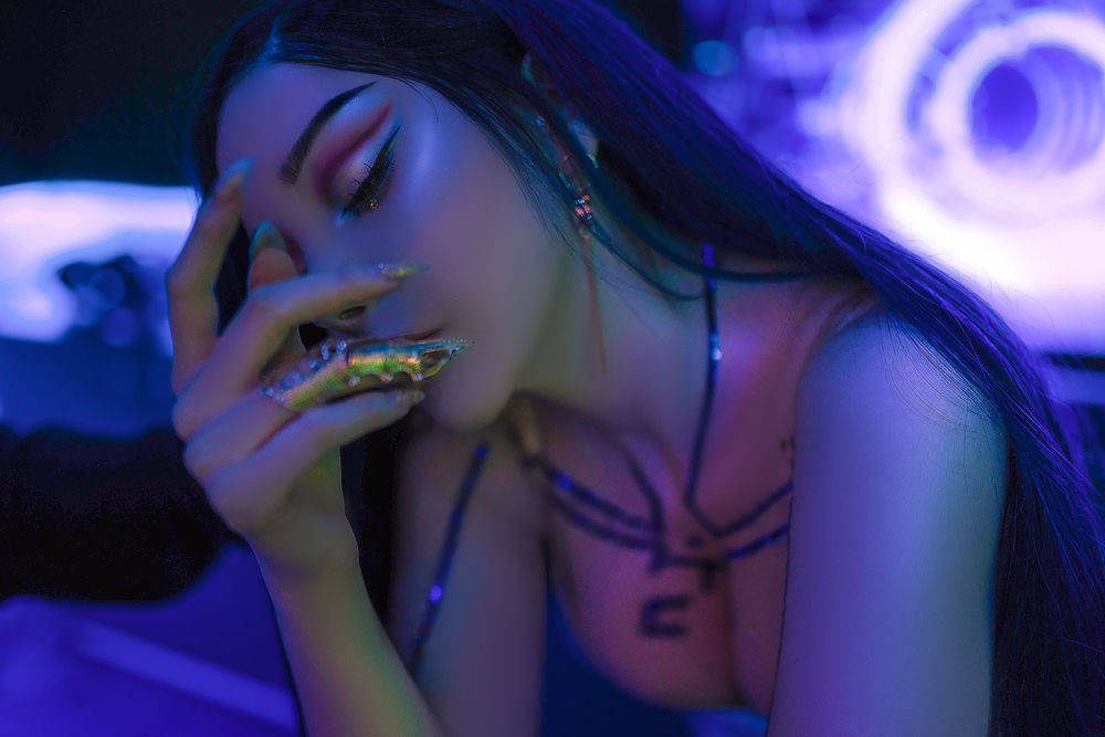 Sayathefox-No.016-Cyberpunk Dress-在线看 第1张
