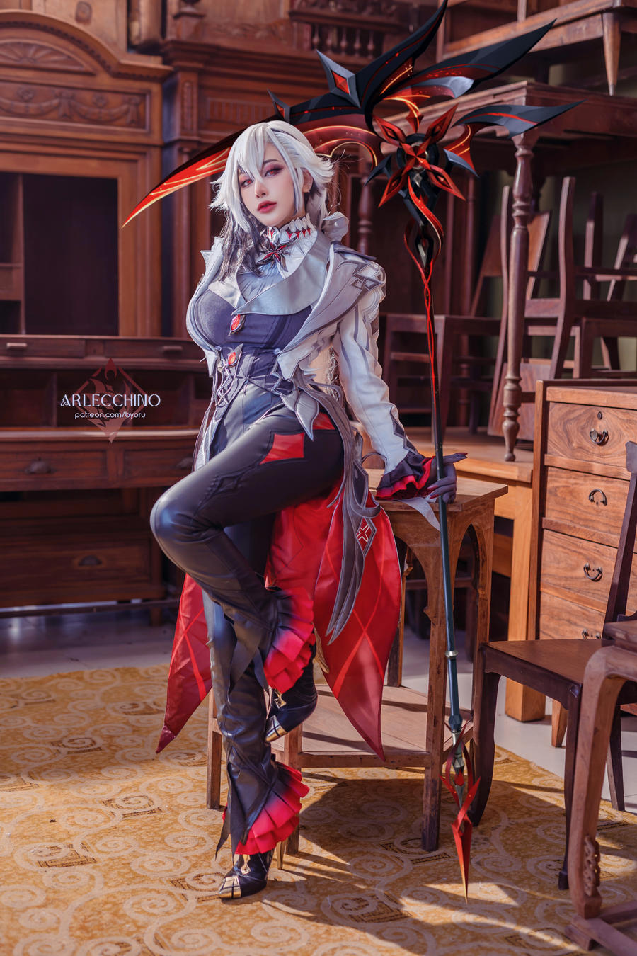 Byoru-No.183 – Genshin Impact Arlecchino Dress-在线看 第1张