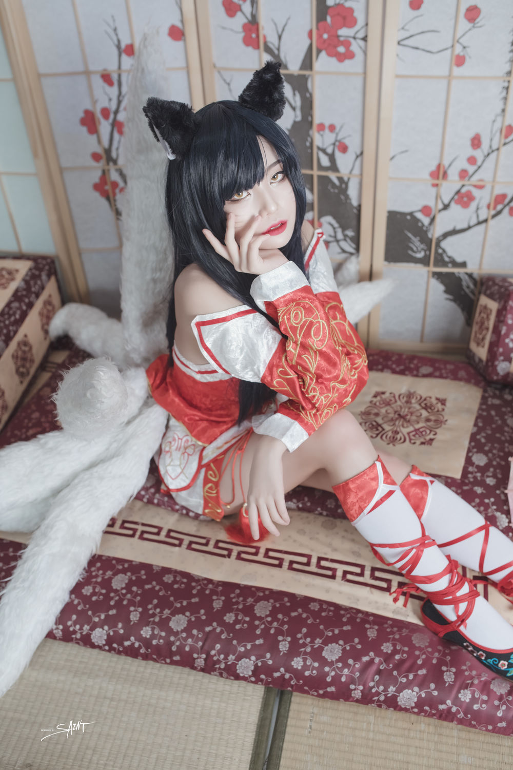 Yuna(윤아)-No.007-[SAINT Photolife] cosplay-Original Ahri-在线看 第3张