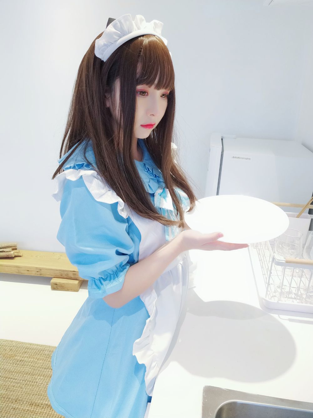 古川-No.042-蓝白女仆-在线看 第3张