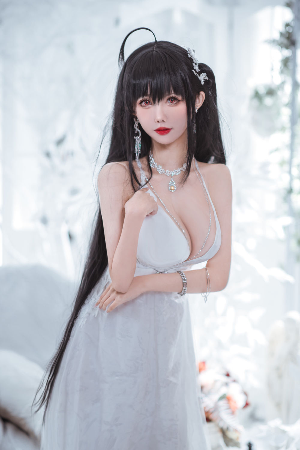 仙女月-No.008-大凤纯白婚纱-在线看 第3张