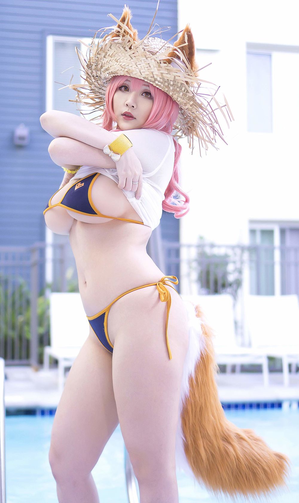 Hana Bunny-No.032-Tamamo Bikini (Fate Grand Order)-在线看 第1张