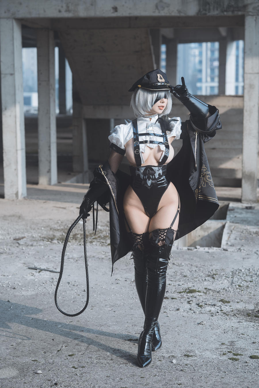 云溪溪-No.044-奶桃 N59 2B警服-在线看 第3张