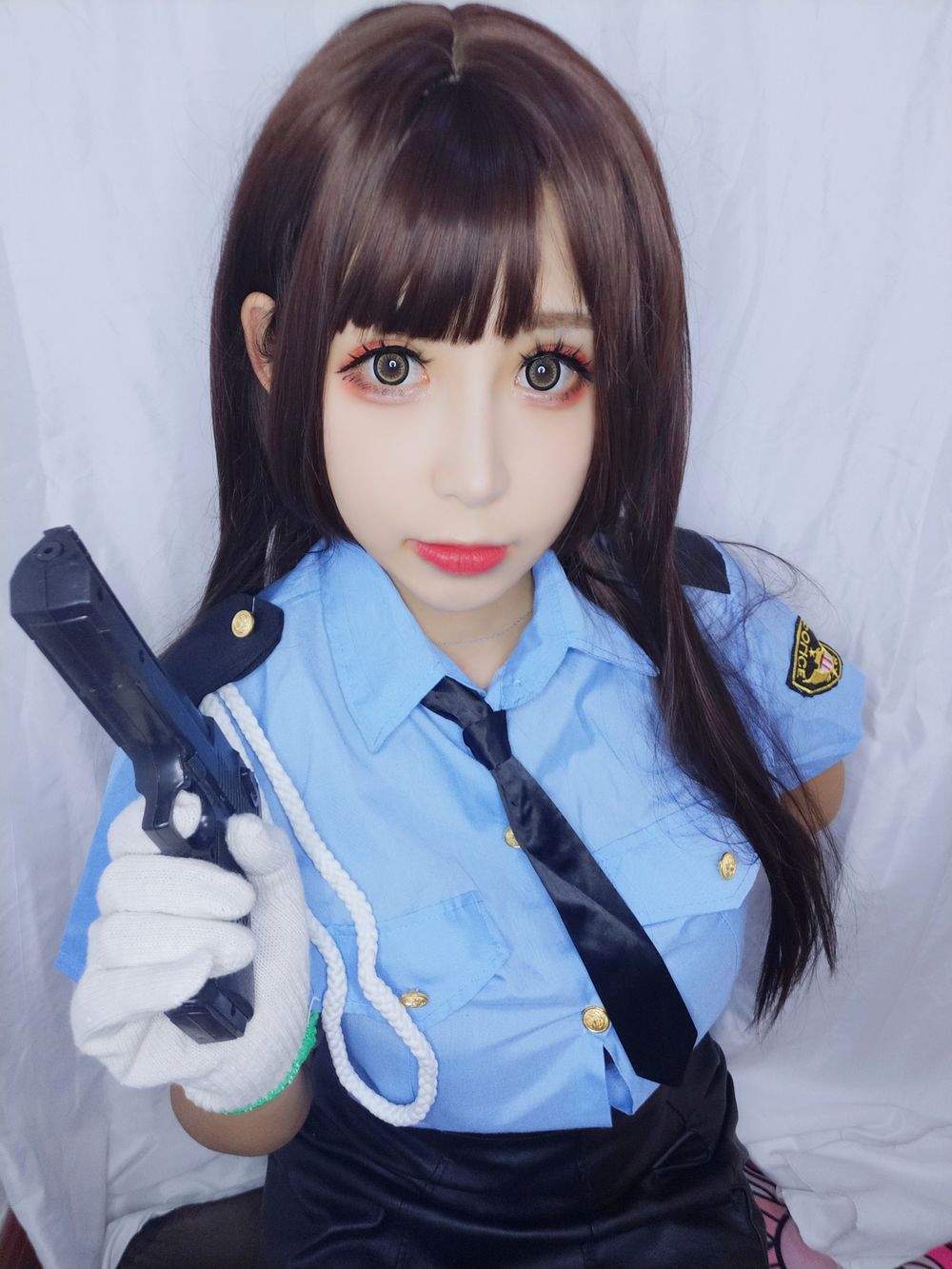 黑米粥(小酥酱)-No.005-蓝色制服-在线看 第1张