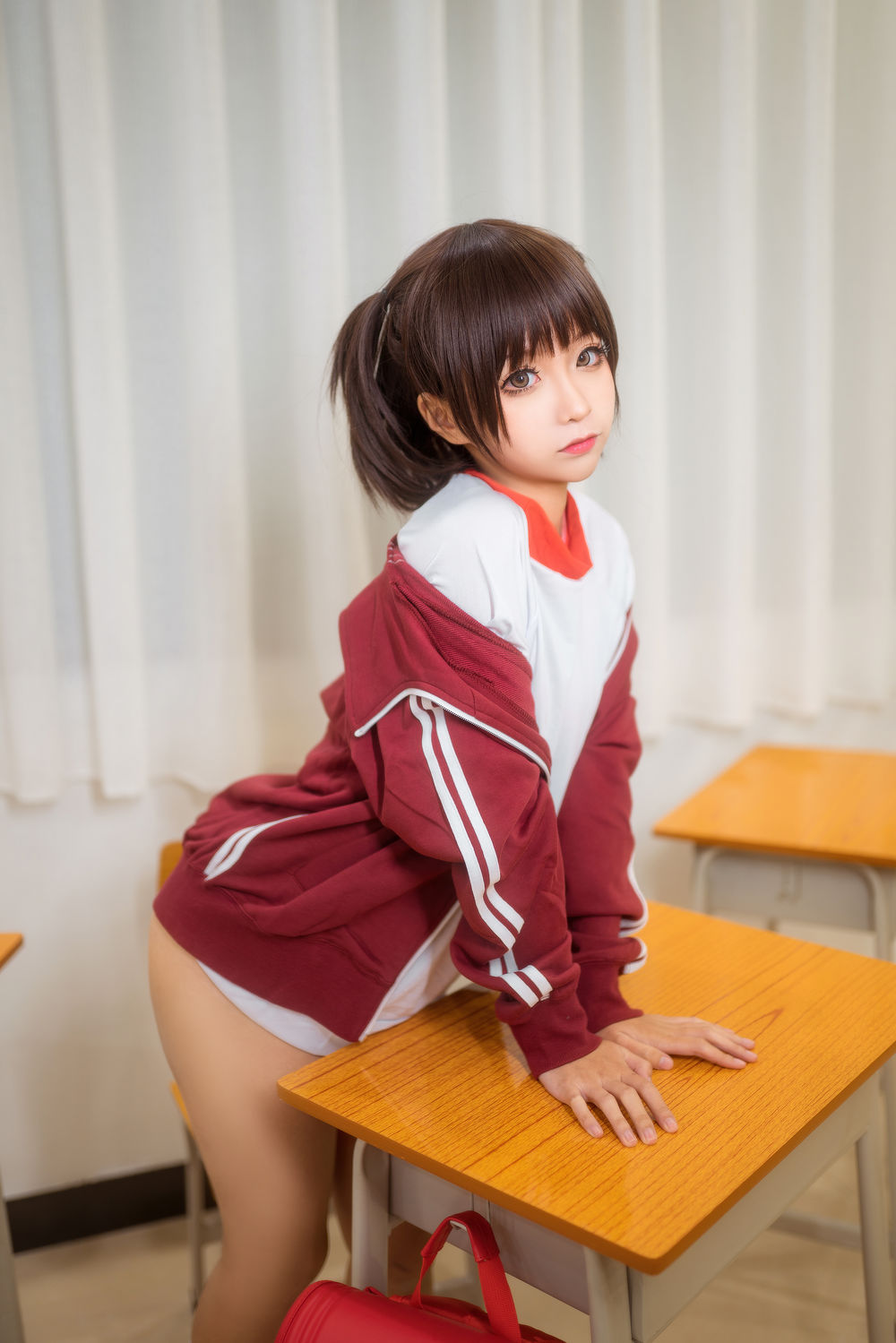 蠢沫沫-No.030-体操服红-在线看 第1张