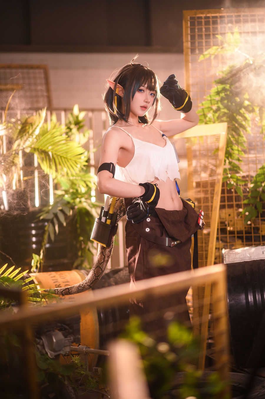 阿包也是兔娘-No.050-06月舰长 明日方舟 森蚺-在线看 第3张