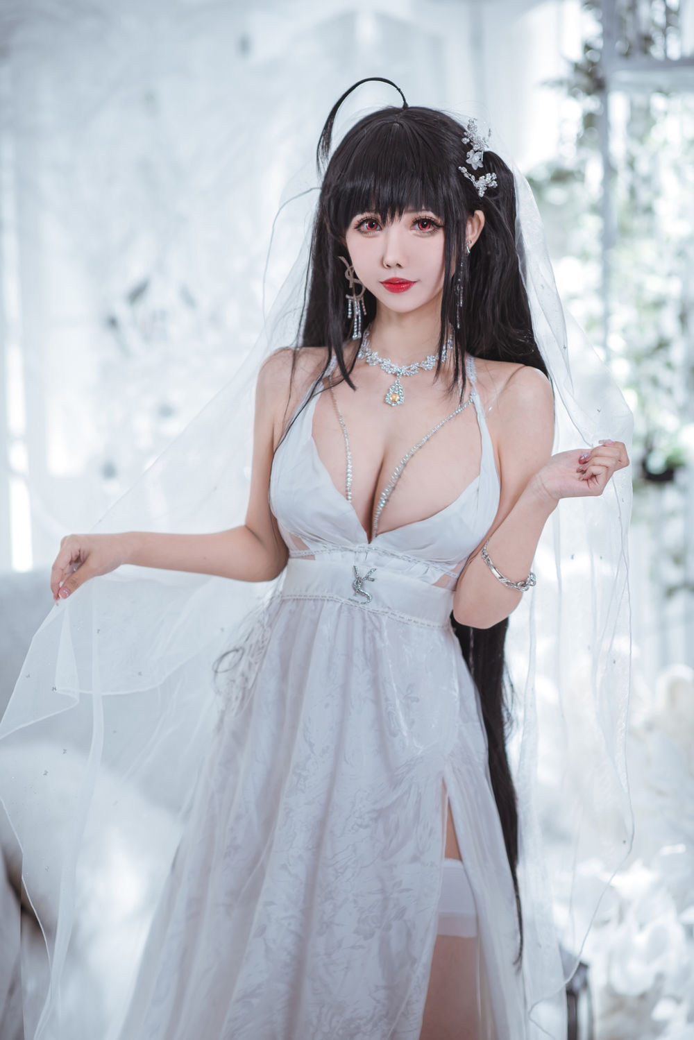 仙女月-No.008-大凤纯白婚纱-在线看 第2张