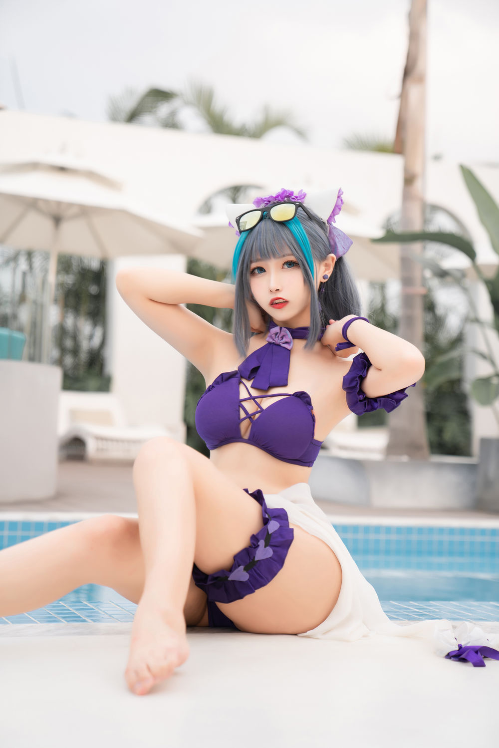 momoko葵葵-No.021-柴郡水着-在线看 第1张