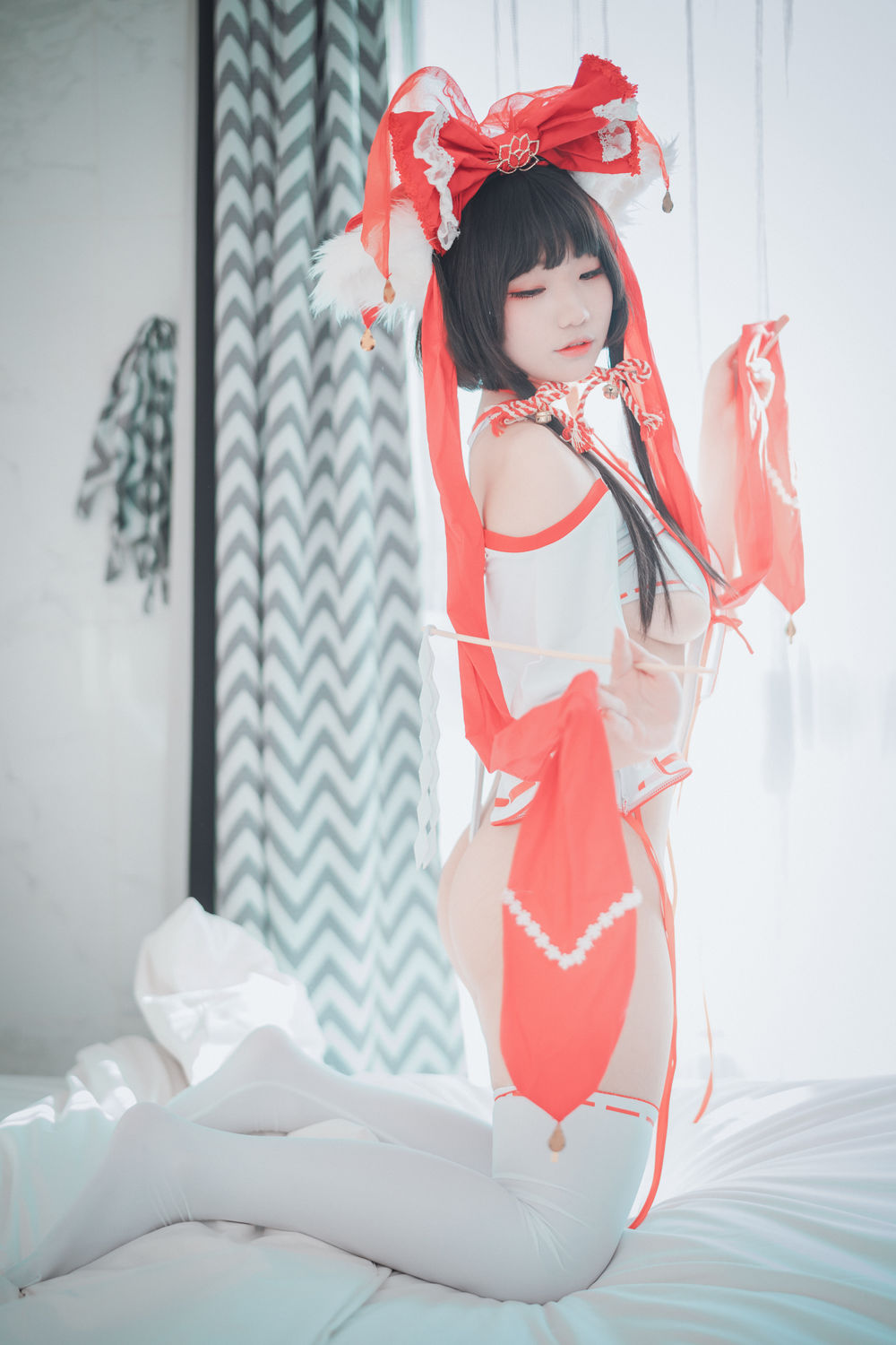 Mimmi(밈미)-No.013-[DJAWA] Kitsune Miko (A ver)-在线看 第3张