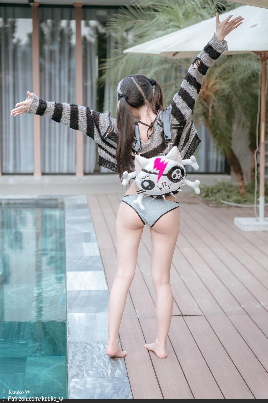 Kuuko W-No.139–Grey Bikini-在线看 第1张