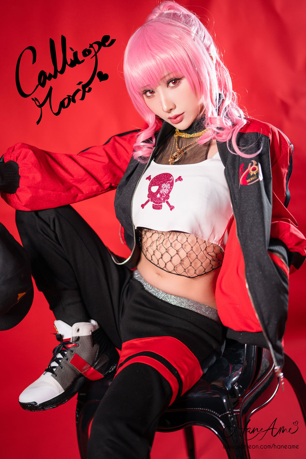 雨波_HaneAme-No.131-Hololive Calliope Mori ROCK 新衣-在线看 第3张