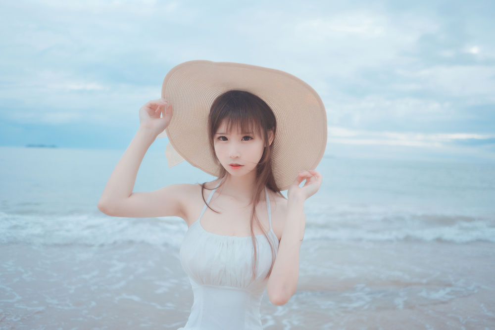 爱老师_PhD-No.011-海岸 白裙-在线看 第3张