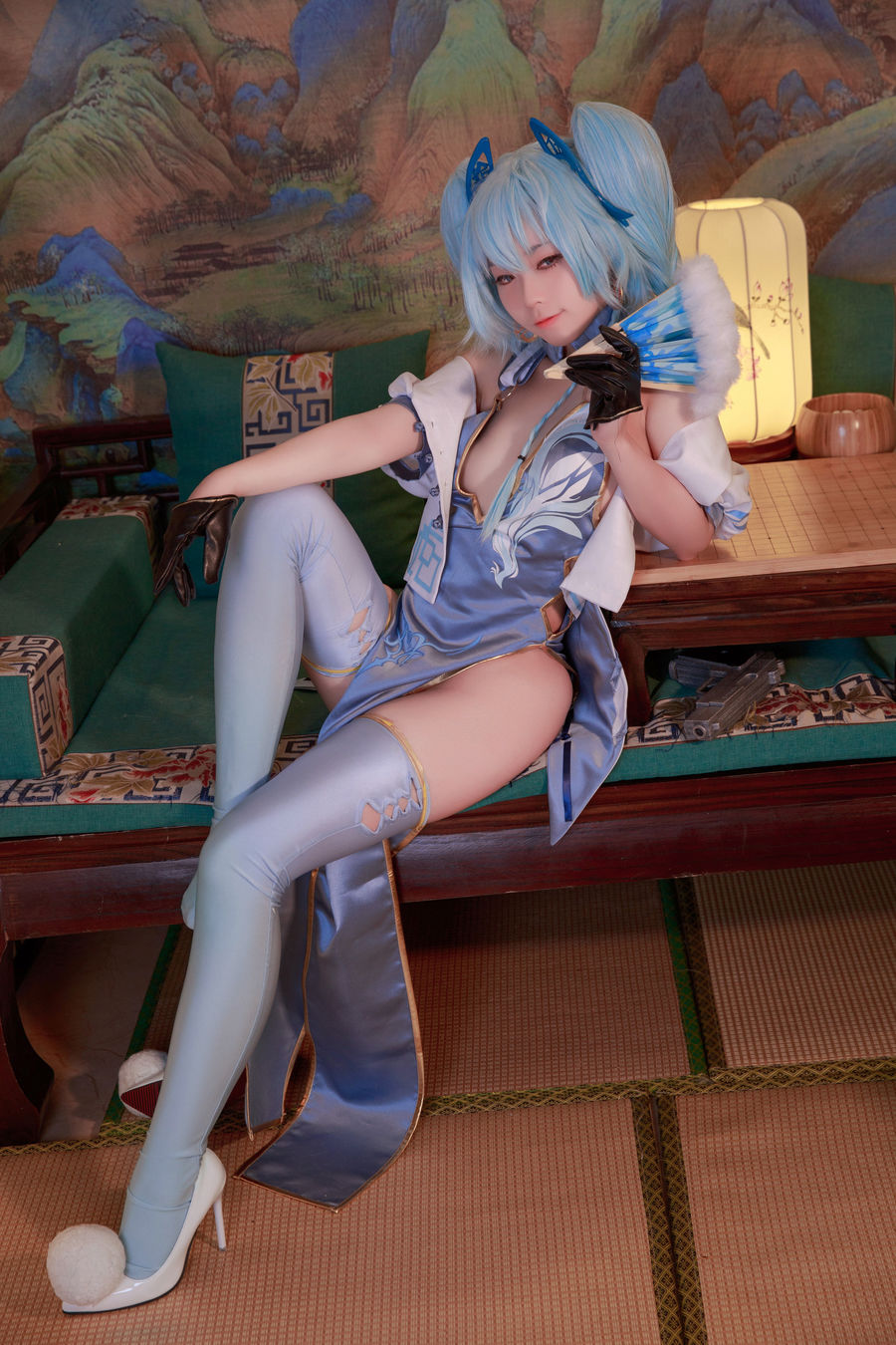 G44不会受伤-No.008-pa15翠雀媚旗袍-在线看 第3张