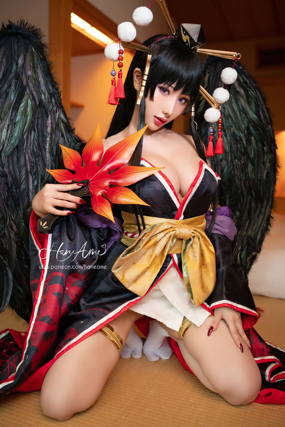 雨波_HaneAme-No.125-Nyotengu 女天狗-在线看 第3张