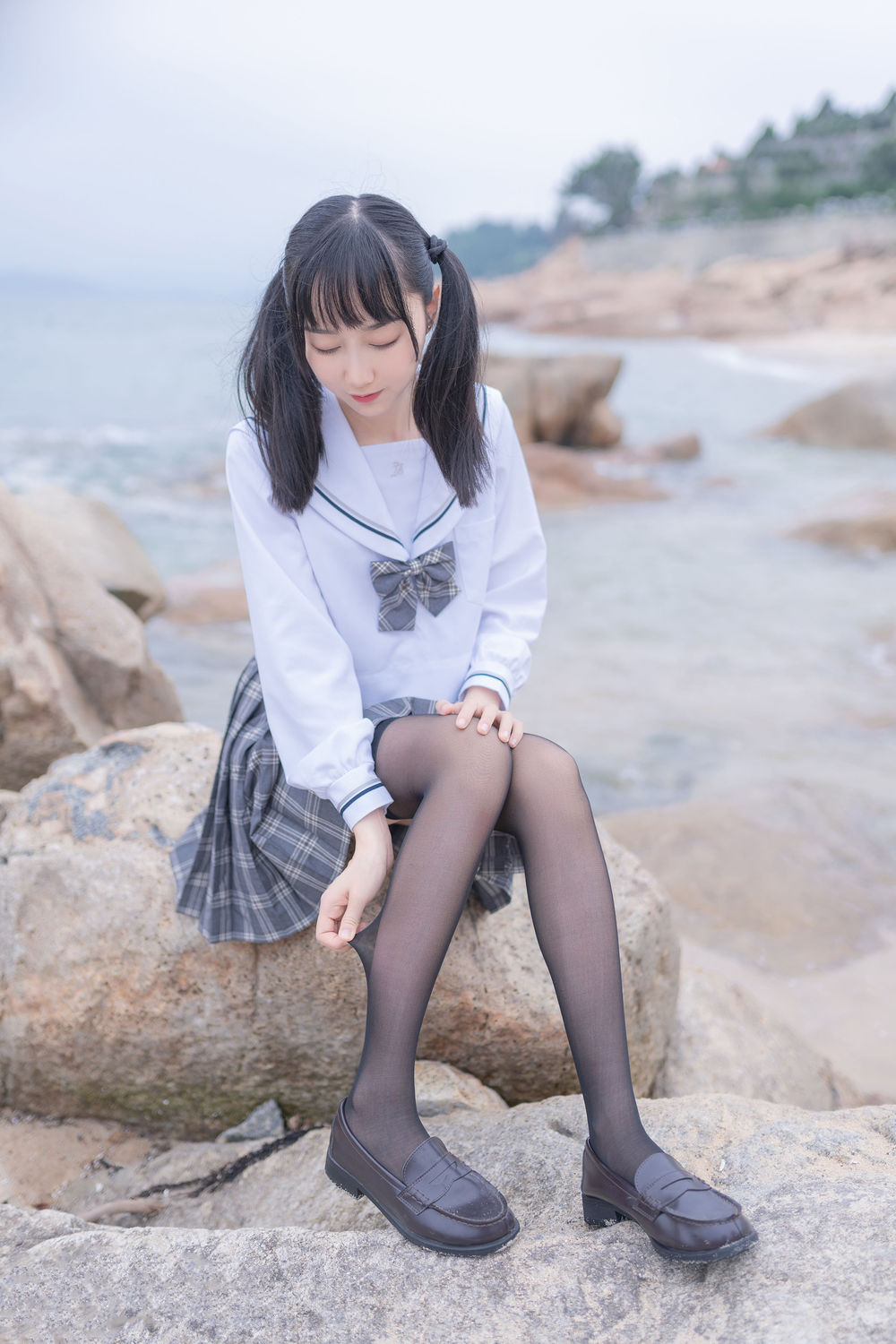 木棉棉OwO-No.040-海边JK-在线看 第2张