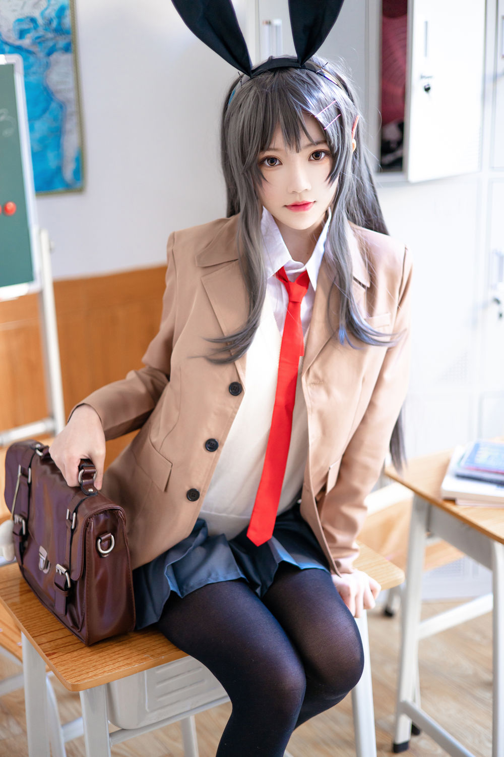 桜桃喵-No.162-麻衣制服-在线看 第3张