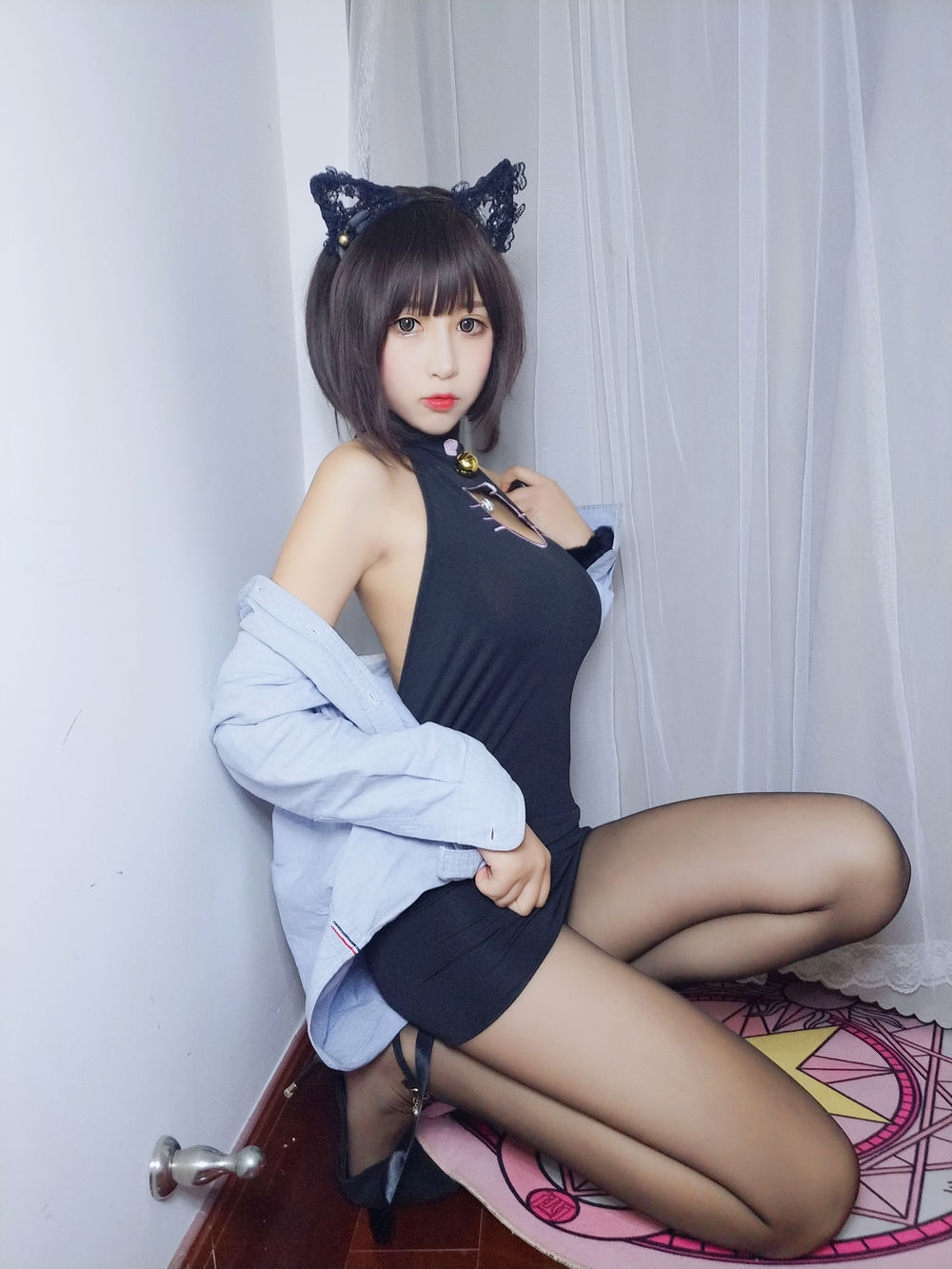 黑米粥(小酥酱)-No.007-露背猫咪-在线看 第3张
